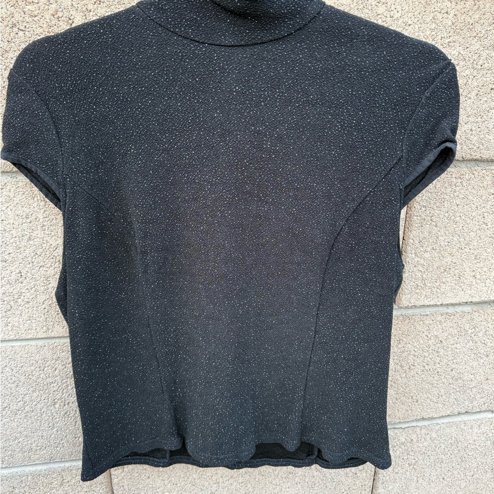 Scott McClintock Glittery Black Top